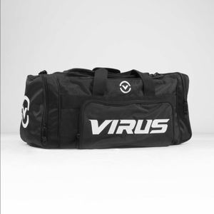 Virus Intl Medium Black Duffel Gym Bag
